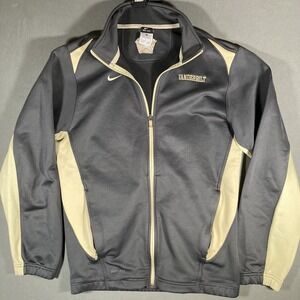 Nike‎ Vanderbilt Jacket Mens Small Gray Full Zip Athletic Track NCAA
